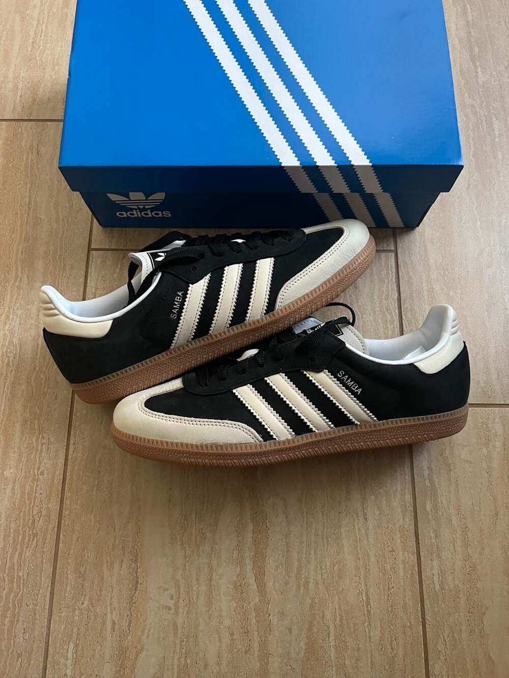 Size 10.5W - Adidas Samba OG Women's Shoes Core Black / Wonder White